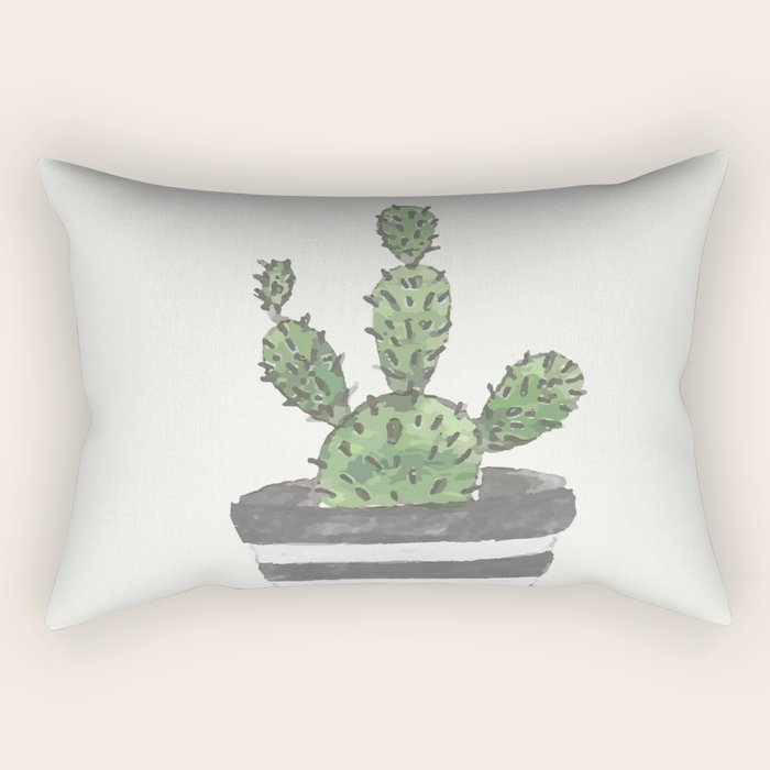 Vase 1 Rectangular Pillow Gallery Image 1