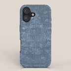 Antique Persian Vintage Rug Petrol Blue iPhone Case Gallery Image 1