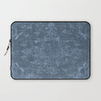 Antique Persian Vintage Rug Petrol Blue Laptop Sleeve Gallery Image 1