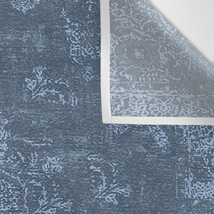 Antique Persian Vintage Rug Petrol Blue Wall Tapestry Gallery Image 3