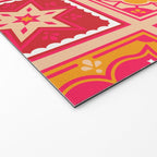 Talavera Mexican Tile - Hot Pink & Orange Palette Welcome Mat Gallery Image 2