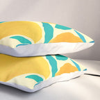 Mangoes - Tropical Fruit Illustration Pillow Sham Gallery Image 3