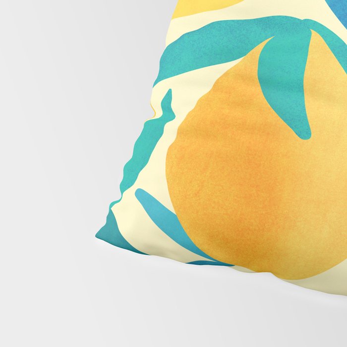 Mangoes - Tropical Fruit Illustration Pillow Sham Gallery Image 4