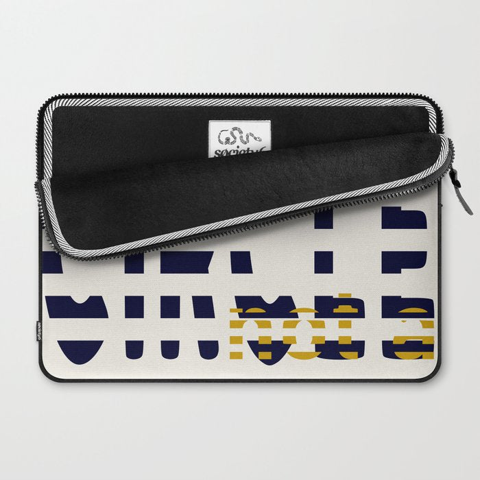 expectant iteration not a circle Laptop Sleeve Gallery Image 2