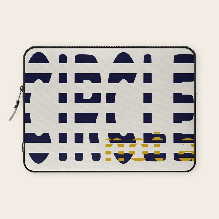 expectant iteration not a circle Laptop Sleeve Gallery Image 1