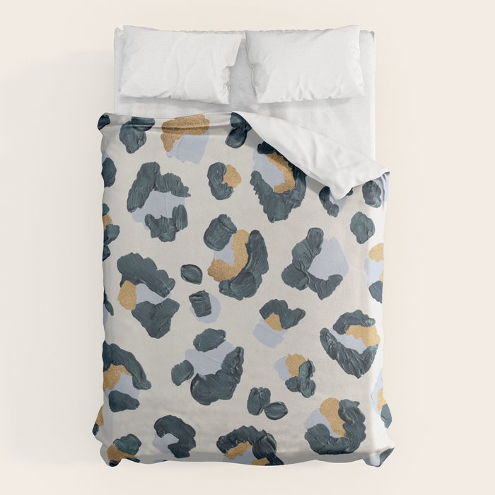 Snow Leopard Print Duvet Cover Gallery Image 6