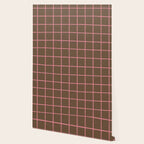 Flamingo Plume Grid Pattern Wallpaper Gallery Image 2