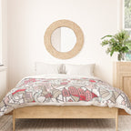 City life map mauve Duvet Cover Gallery Image 3