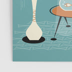 Mid Century Mishchief/ Cat Red Handed I Poster Gallery Image 3