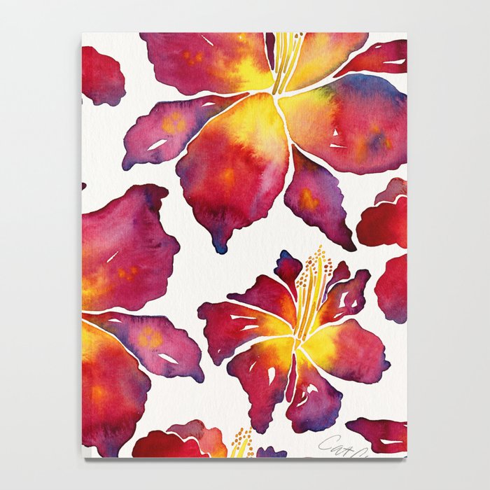 Iris Bloom - Red Palette Notebook Gallery Image 4