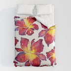 Iris Bloom - Red Palette Comforter Gallery Image 6