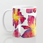 Iris Bloom - Red Palette Coffee Mug Gallery Image 3
