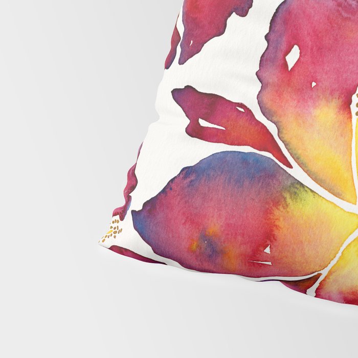 Iris Bloom - Red Palette Pillow Sham Gallery Image 4