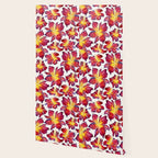 Iris Bloom - Red Palette Wallpaper Gallery Image 2