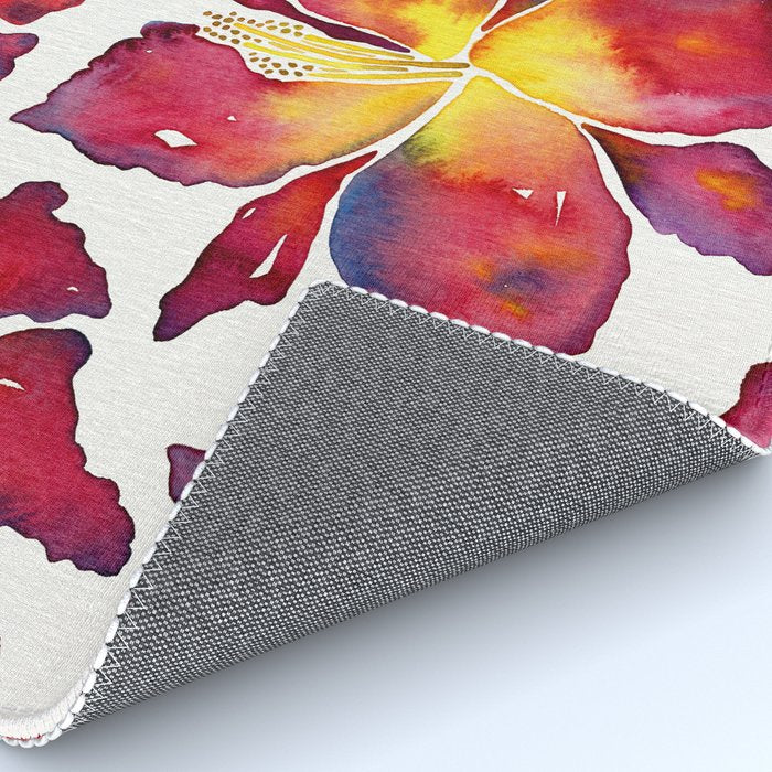 Iris Bloom - Red Palette Rug Gallery Image 4