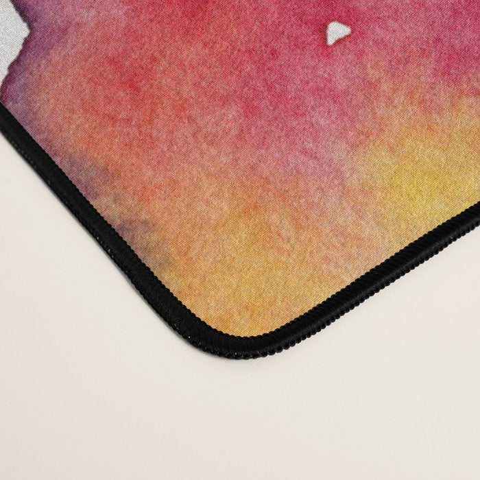 Iris Bloom - Red Palette Desk Mat Gallery Image 4