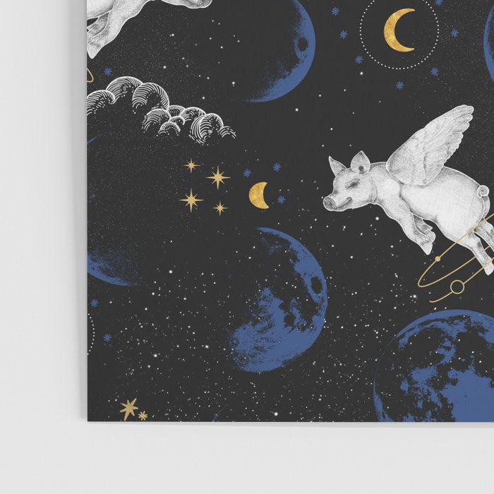Celestial Pigs of the Night Sky A Poster Gallery Image 3