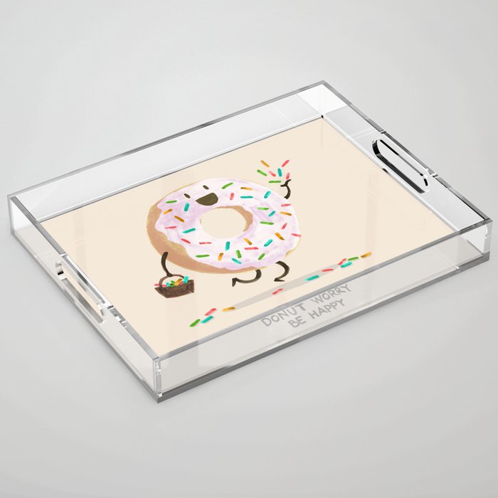 Be Happy Acrylic Tray Gallery Image 1
