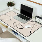 Abstract Line Face Art Desk Mat Gallery Image 2