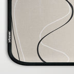 Abstract Line Face Art Laptop Sleeve Gallery Image 3