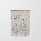 Abstract Line Face Art Wall Hanging Gallery Image 1