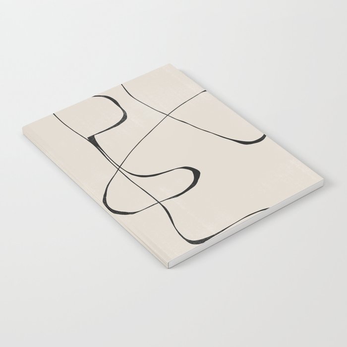 Abstract Line Face Art Notebook Gallery Image 2