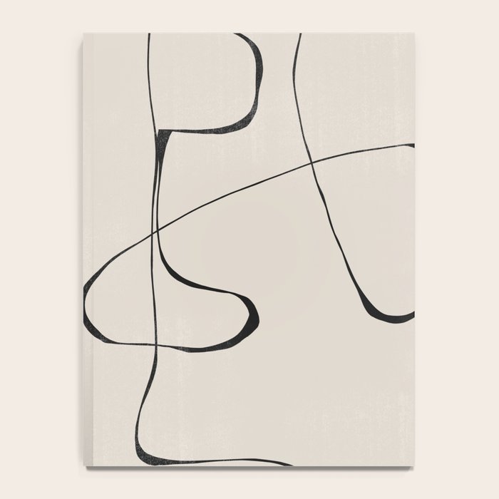 Abstract Line Face Art Notebook Gallery Image 4