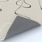 Abstract Line Face Art Rug Gallery Image 4