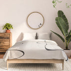 Abstract Line Face Art Comforter Gallery Image 3