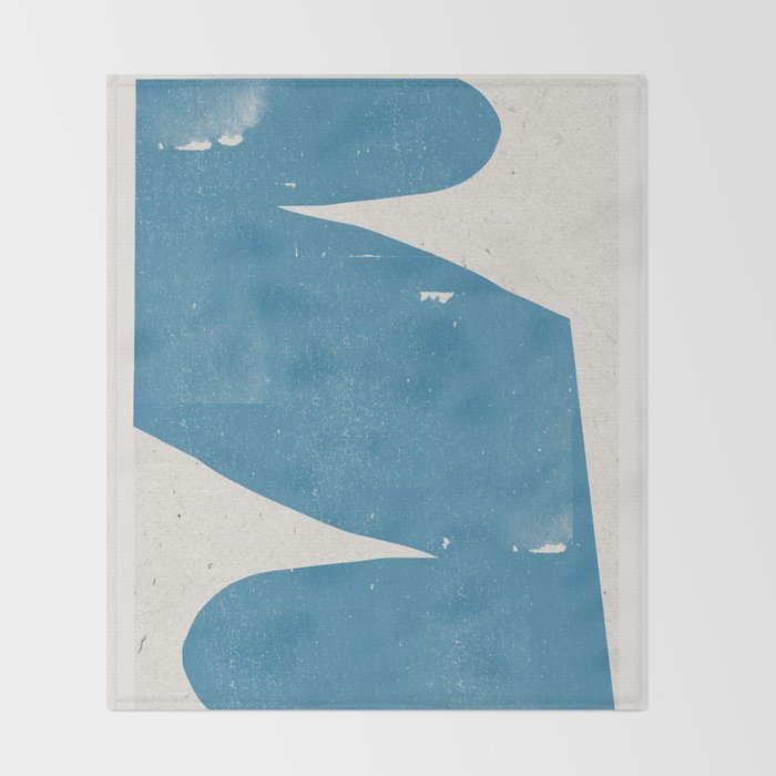 Blue Object Throw Blanket Gallery Image 2