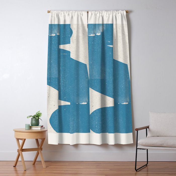 Blue Object Window Curtain Gallery Image 5