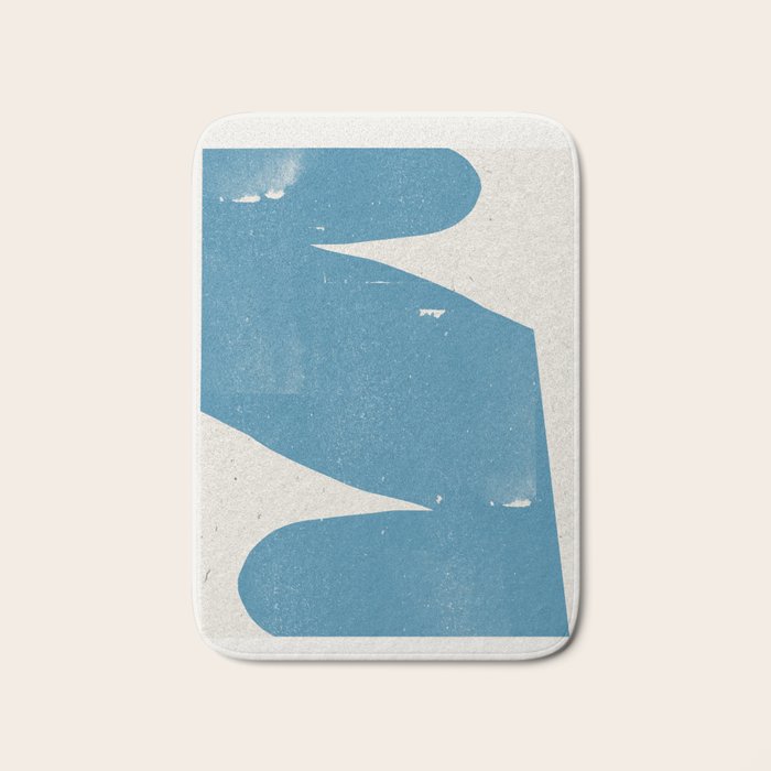 Blue Object Bath Mat Gallery Image 1