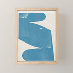 Blue Object Mini Art Print Gallery Image 1