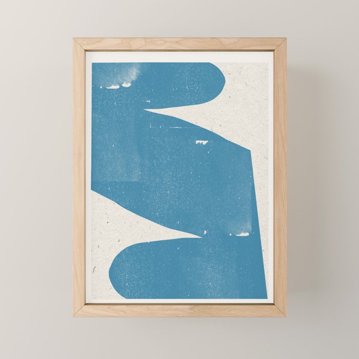 Blue Object Mini Art Print Gallery Image 1