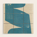 Blue Object Wood Wall Art Gallery Image 1