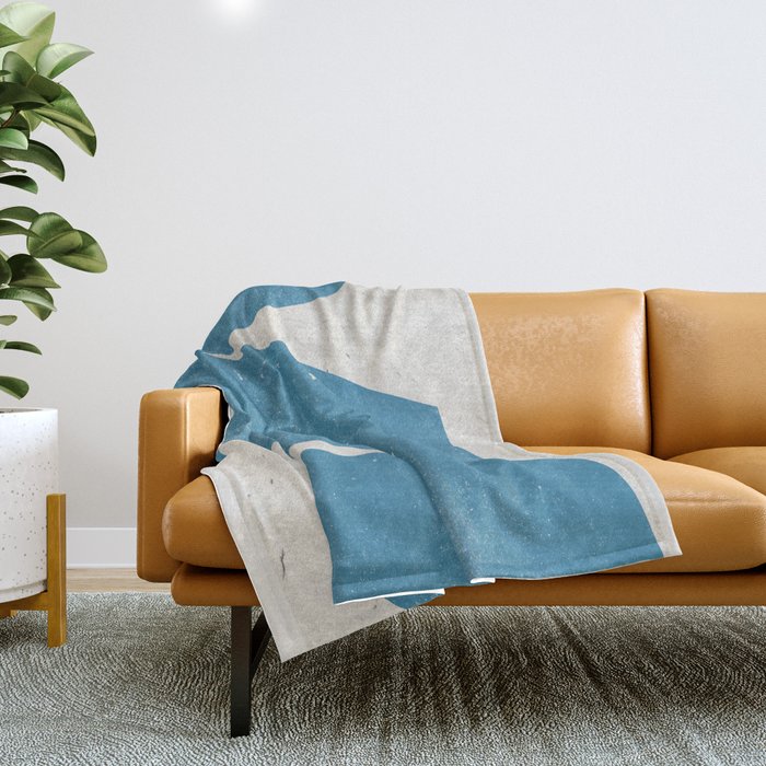Blue Object Throw Blanket Gallery Image 1