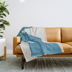 Blue Object Throw Blanket Gallery Image 1
