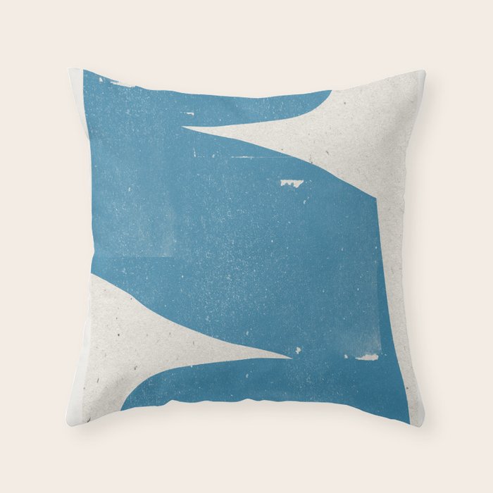 Blue Object Throw Pillow Gallery Image 6
