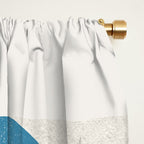 Blue Object Window Curtain Gallery Image 2