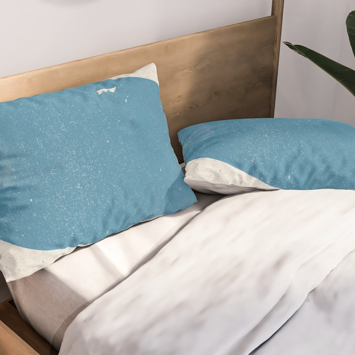 Blue Object Pillow Sham Gallery Image 2
