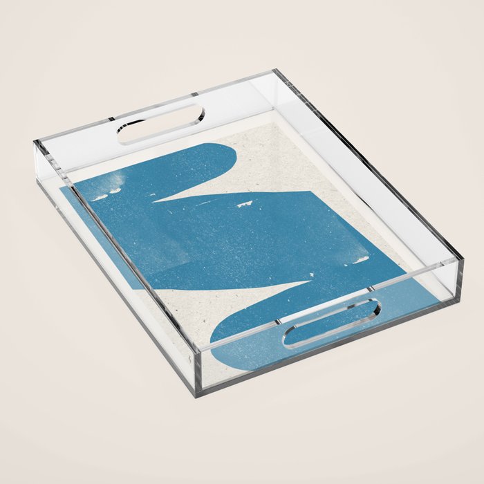 Blue Object Acrylic Tray Gallery Image 1