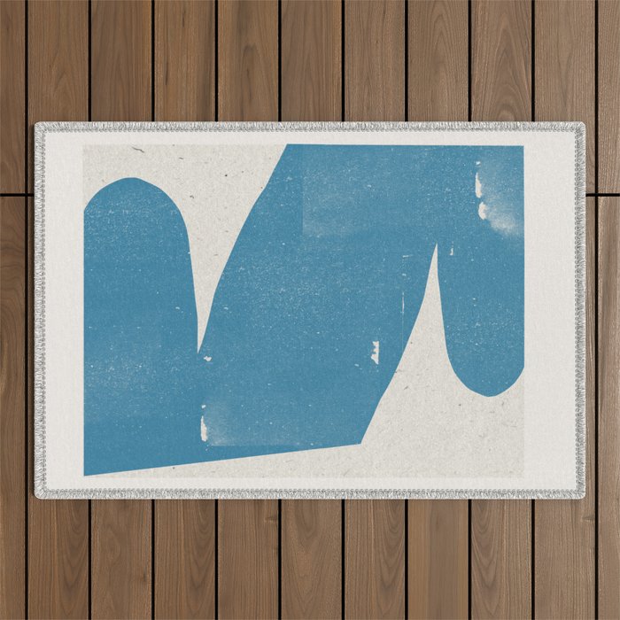 Blue Object Outdoor Rug Gallery Image 1