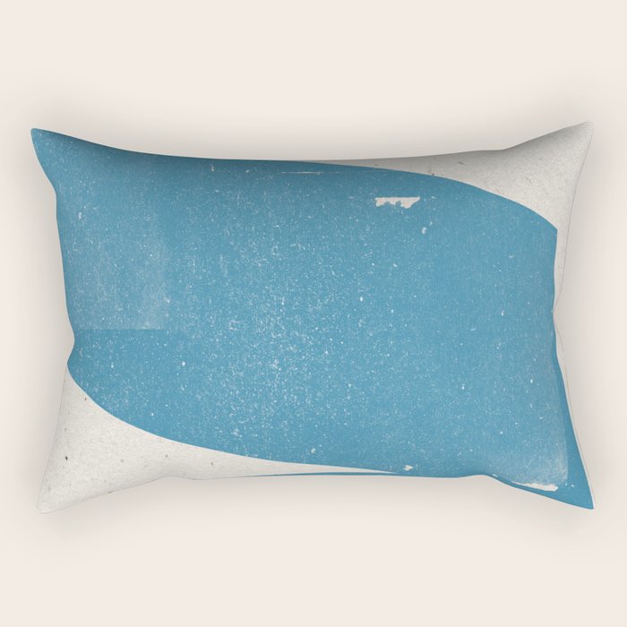 Blue Object Rectangular Pillow Gallery Image 2