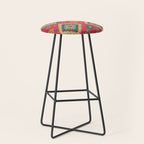 Moroccan Berber Kilim Pattern Stool Gallery Image 1