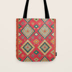 Moroccan Berber Kilim Pattern Tote Bag Gallery Image 1