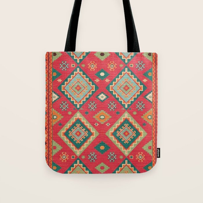Moroccan Berber Kilim Pattern Tote Bag Gallery Image 1