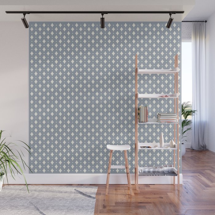 Vintage Stars XV Grey Blue Wall Mural Gallery Image 1