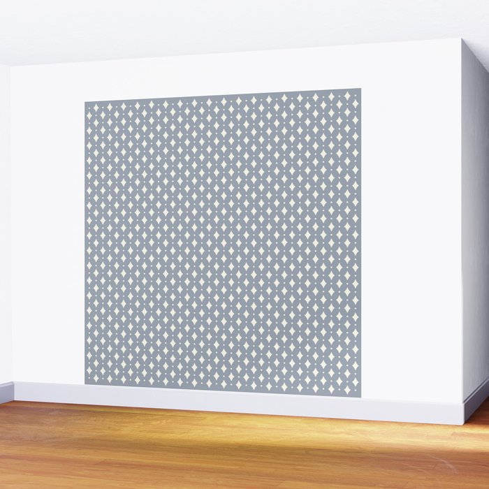 Vintage Stars XV Grey Blue Wall Mural Gallery Image 2