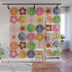 Flower power Wall Mural Gallery Image 1