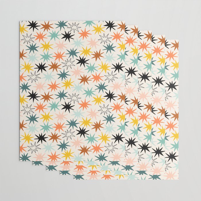Star-struck earthy Wrapping Paper Gallery Image 3
